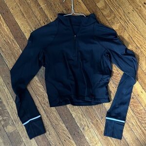 It’s Rulu Ribbed Cropped Half Zip
